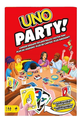 Uno Juego De Cartas Party Mattel