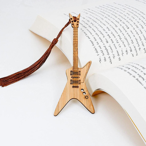 6 Marcadores De Bajo De Guitarra Con Borlas, Marcador De