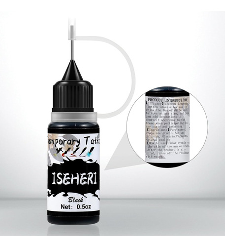 Kit De Tatuaje Temporal De 5 Botellas De Tintas De Color, Ki