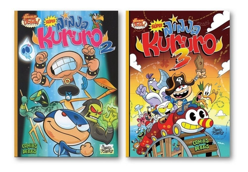 2 Libros Super Ninja Kururo 2 Y 3 Marko Torres Comic