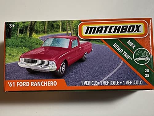 Matchbox 2019 Mbx Road Trip '61 Ford Ranchero 30/125, 8z6vr