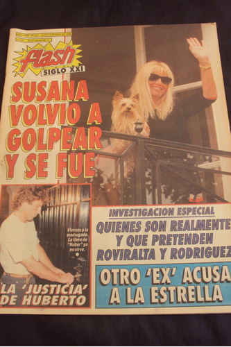 Revista Flash # 927 (24/2/98) Susana Volvio A Golpear