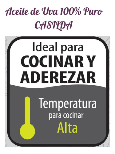 Aceite De Uva Casilda 500 Ml, Aceite Español