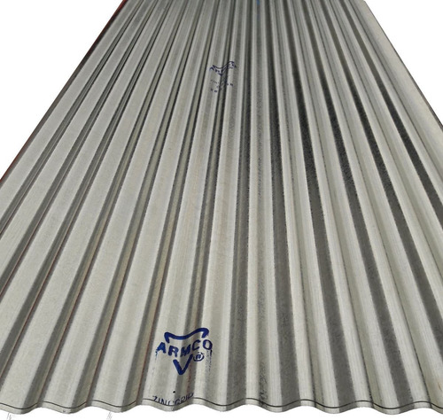 Chapa Galvanizada Acanalada Techos C 26 Armco 0,41 3,05 Mt.