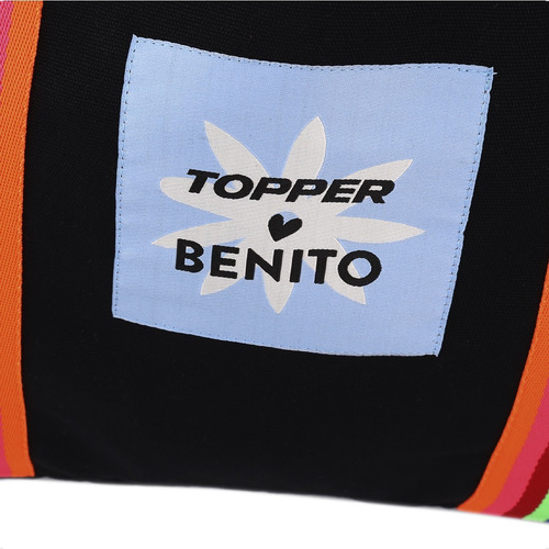 Imagen 4 de 4 de Bolso Topper Tote Bag Benito Unisex Casual Moda Urbano