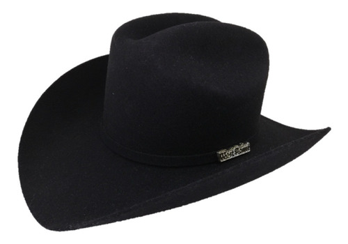 Sombrero Texana De 6 X Marca West Point Color Negro Lana