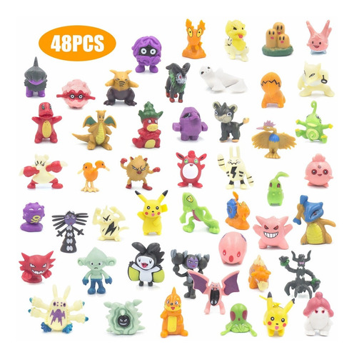 Pokémon Paquete Figuras Coleccionables 48 Piezas 