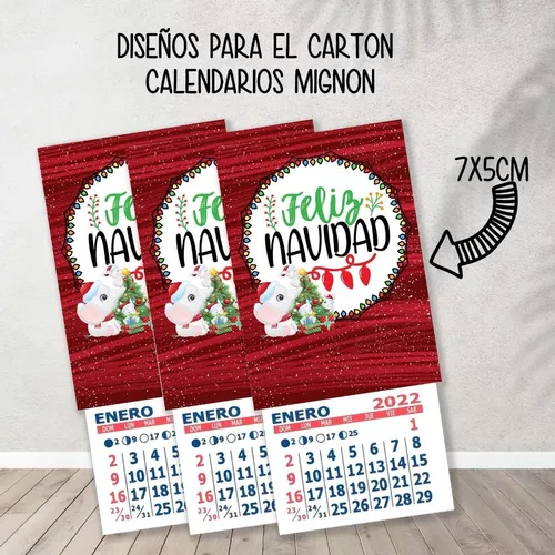Kit Imprimible Dise Os Calendarios Mignon Carton Navidad En Venta En Paysand Paysand Por