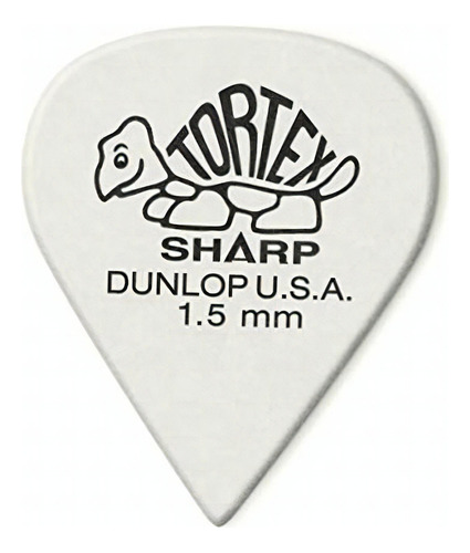 Palhetas de guitarra Jim Dunlop 412p73 0.73 Tortex Sharp