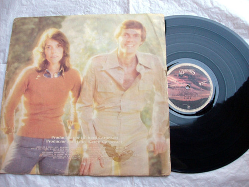 Carpenters - Hay Una Especie D Silencio / Vinilo 1976 Insert