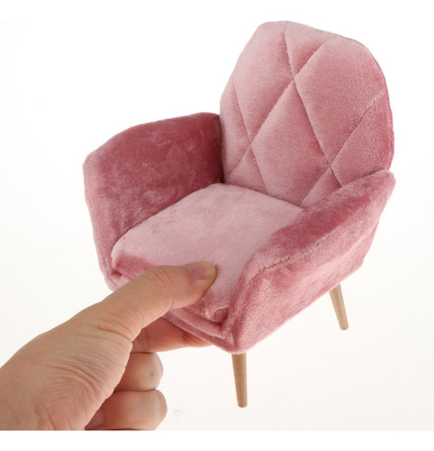 Mini Sofá Individual Para Casa De Muñecas, Adorno