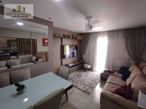 Apartamento Com 3 Dormitórios À Venda, 73 M² Por R$ 470.000,00 - Vila Rubens - Mogi Das Cruzes/sp - Ap1083