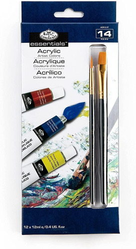 Set de pintura acrílica Royal & Langnickel de 12 colores
