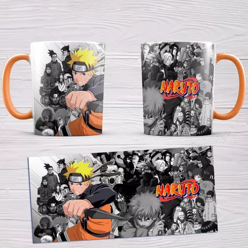 Caneca naruto preta