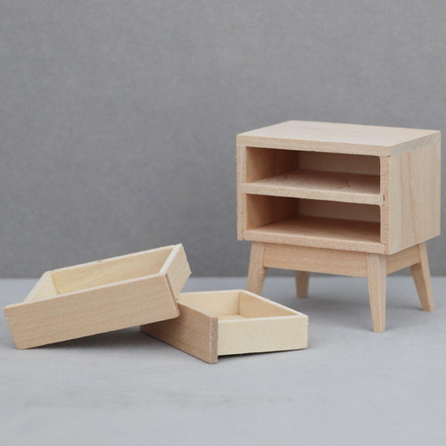 Gabinete En Miniatura Para Casa De Muñecas, Muebles En