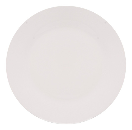 Set X 24 Plato De Mesa Porcelana 23cm Blanco