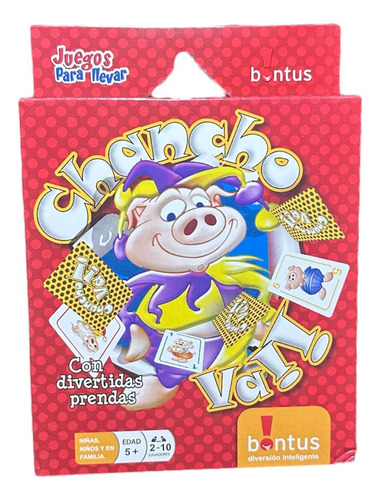 Chancho Va !! Cartas Juego De Bolsillo - Bontus 