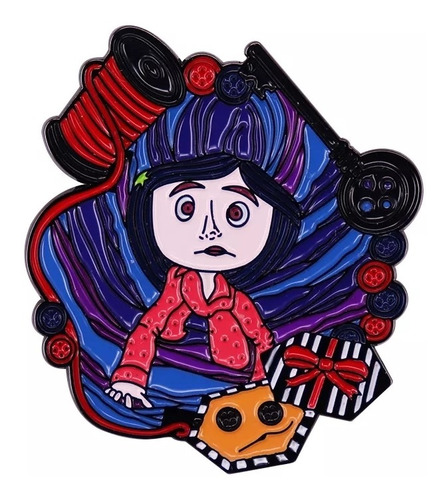 Pin/broche Coraline Hilo Y Llave