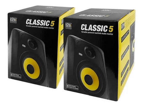 Imagen 5 de 9 de Monitores Estudio Krk Cl5 G3 Rokit Classic 5 Activos 50w Par