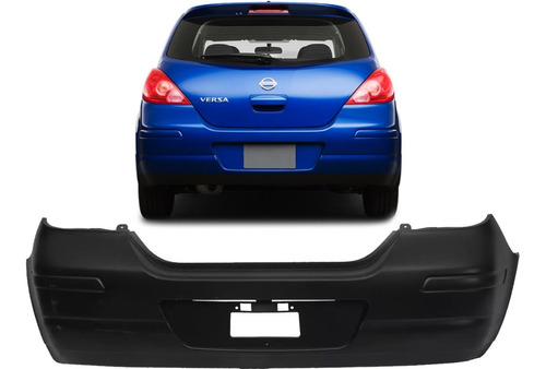 Paragolpe Trasero Nissan Tiida 2009 2010 2011 2012 2013 5pta