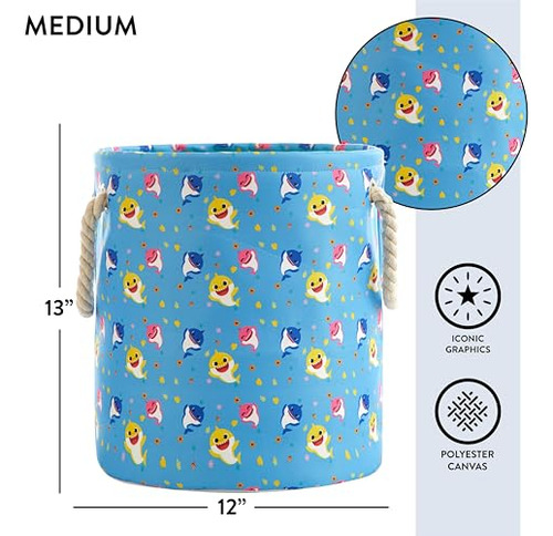 Idea Nuova Baby Shark 3 Piezas De Tela De Tamaño Múltiple Ju
