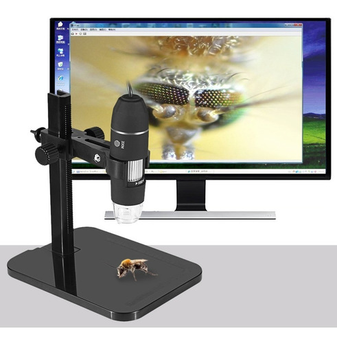 Imagem 2 de 10 de Microscópio Portátil Usb2.0 Digital 1000x Eletrônico