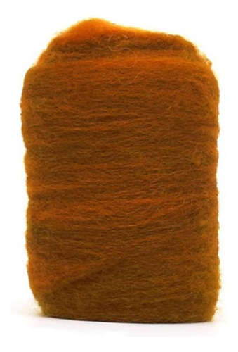 Lã Merino Para Feltragem 25g - Fios Da Fazenda Cor F30 Ferrugem