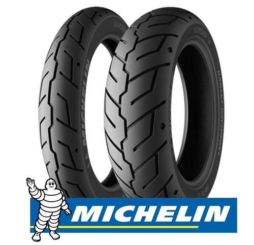 Paquete Llantas Michelin Scorcher 31 80/90-21 Y 150/80-16