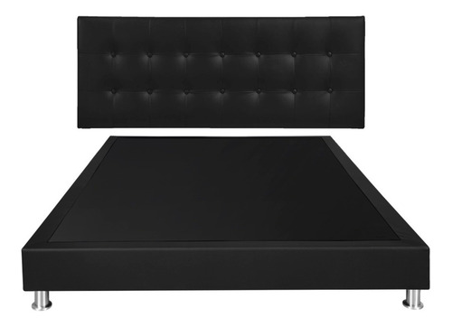 Cabecero + Base Cama 140x190 Doble. Varios Colores.