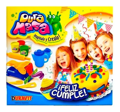 Juego De Masas Infantiles Feliz Cumple Duravit C/ Accesorios