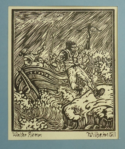Xilogravura Guilherme Tell - Walter Alemm/escola Alemã 1929 (Usado)