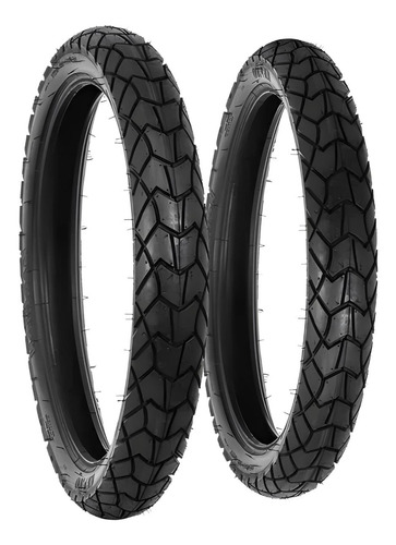 Par Pneus 90/90-21 C/ C D + 120/90-17 C/ C T Viper Xt 600