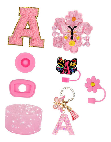 Pegatinas De La Taza De 15 Piezas Accesorios De Del Rosa