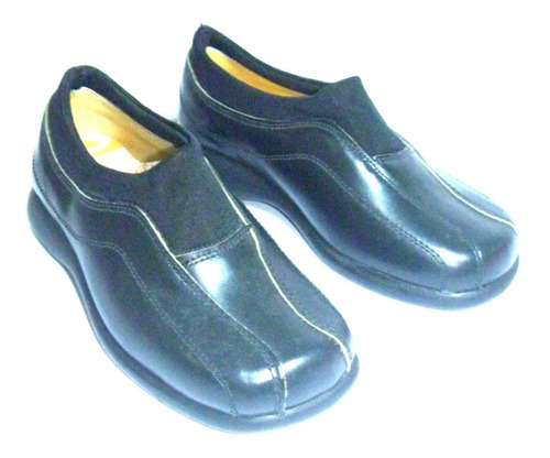 Zapato  Cuero Niño Con Elástico 