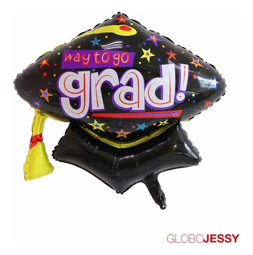 Globos Graduación Way To Go Grad (toga)