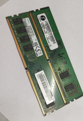 5 Memorias Ddr4 De 4gb Desktop (Usado)