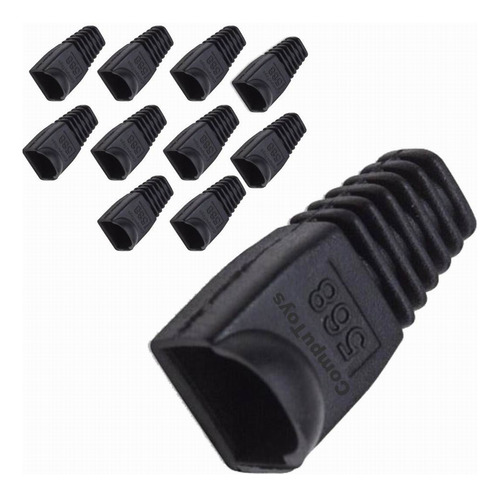 Bota Protectora Conector Rj45 Cat 5-6 X10 Unidades Computoys