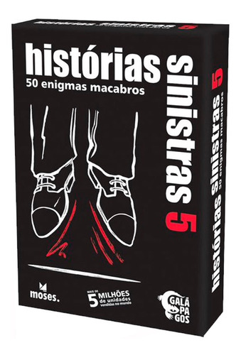 Historias Sinistras Black Stories 5 Jogo De Cartas Galapagos