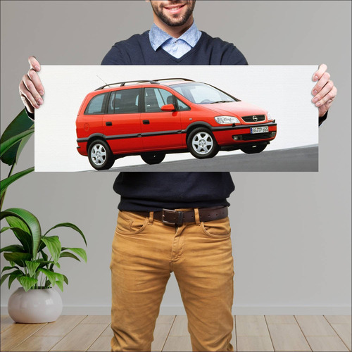 Cuadro 30x80cm Auto 1999 Opel Zafira Auto 314