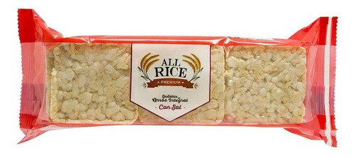 Galletas De Arroz All Rice - Con Sal (caja De 12 Unidades