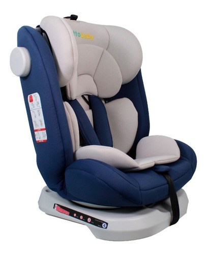 Autoasiento Para Bebé Y Niño Tutto Baby Color Azul Gris