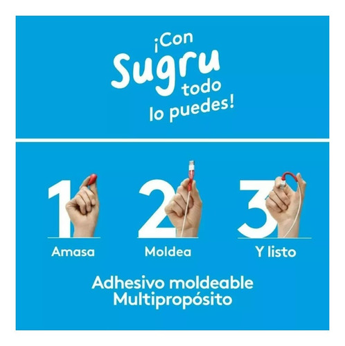Adhesivo Moldeable Tesa Sugru 3x3.5gr Negro