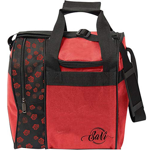 Savi Red Rose Bolso Bolo Individual Bola Correa Para Par