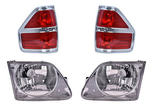 Paq Calaveras S/foco Y Faros Ford F-150 2009 Depo