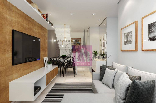 Imagem 2 de 7 de Sobrado Com 2 Dormitórios À Venda, 69 M² Por R$ 359.000,00 - Vila Valparaíso - Santo André/sp - So0704