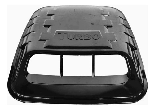 Toma De Aire Capot Sport Negro Brillante Auto Camioneta 