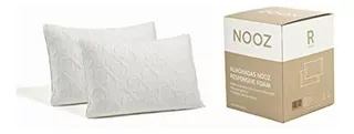 Nooz Nooz Memory Foam Pack De 2 Almohadas King Size Color Blanco