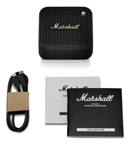 Marshall Willen Ii Bluetooth Bocina Portátil - Negro/latón