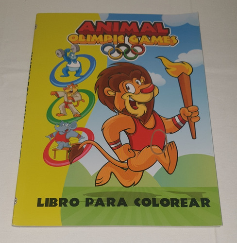 Libros Colorear & Actividades Animal Olimpic Games 10 Pzas 
