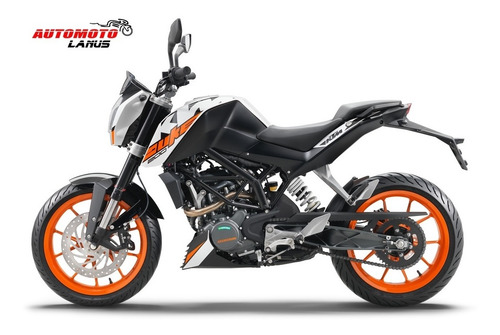 Imagen 4 de 14 de Ktm Duke 200 0km Blanco 2022 Automoto Lanus